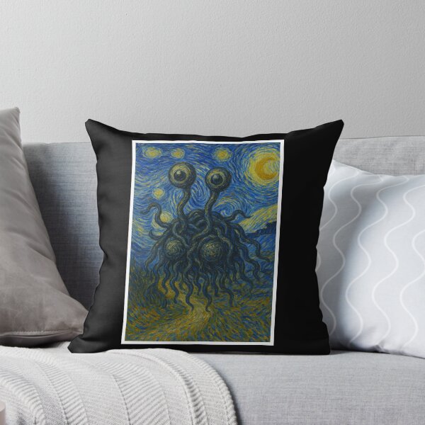 Item preview, Van Gogh-style flying spaghetti monster designed and sold by KokeCouture.