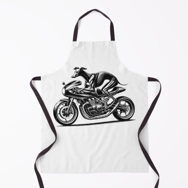 Item preview, Cool Italian Greyhound Riding a Motorcycle Biker Dog Lover designed and sold by Kimberley King Art King Art.