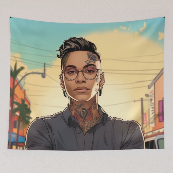 Item preview, tattooed androgynous person designed and sold by Mauswohn.