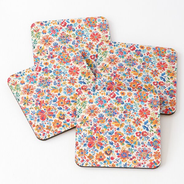 Item preview, Mix of patchwork folk motifs and traditional Eastern European wycinanki designed and sold by CoolPixels.