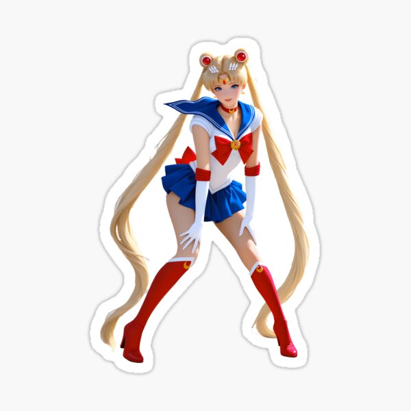 Vista previa del artículo con la obra «Usagi Tsukino», diseñado y vendido por PRAYDIVERSE.