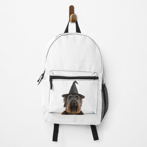 Item preview, Briard Dog Wearing Halloween Witch Hat designed and sold by LazyOwlStore.
