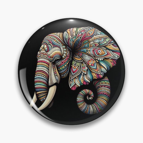Item preview, Elegant Elephant Mandala Design for Stylish Pet Apparel and Accessories – Perfect for Animal Lovers and Boho Vibes designed and sold by knalpot-design.