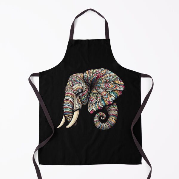 Item preview, Elegant Elephant Mandala Design for Stylish Pet Apparel and Accessories – Perfect for Animal Lovers and Boho Vibes designed and sold by knalpot-design.