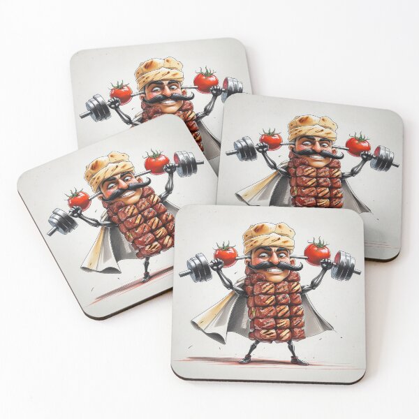 Item preview, Kebab Weightlifter – Persian Grill Champion designed and sold by Blueangelgal.