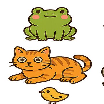 Artwork thumbnail, Cute Cartoon Animals – Kawaii Style Zoo & Pet Illustration Collection by VibeNest