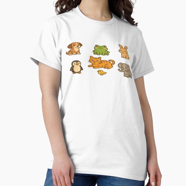 Vista previa del artículo con la obra «Animales de dibujos animados adorables: Colección de ilustraciones de zoológico y mascotas estilo kawaii», diseñado y vendido por VibeNest.