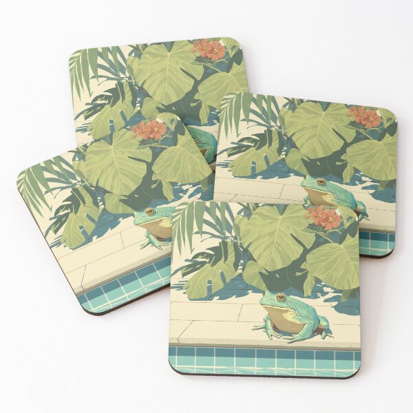 Item preview, Tropical Frog Poolside Chill designed and sold by junkydotcom.