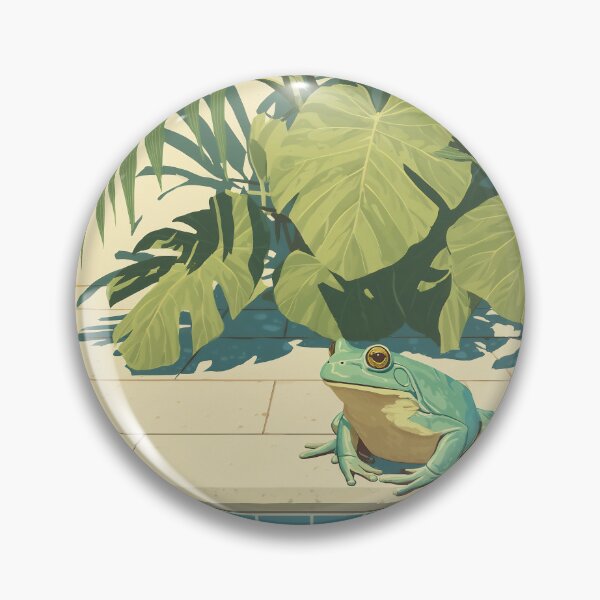 Item preview, Tropical Frog Poolside Chill designed and sold by junkydotcom.