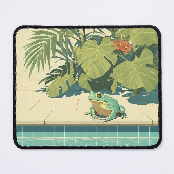 Item preview, Tropical Frog Poolside Chill designed and sold by junkydotcom.