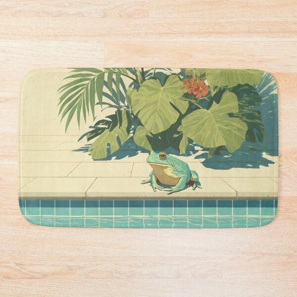 Item preview, Tropical Frog Poolside Chill designed and sold by junkydotcom.