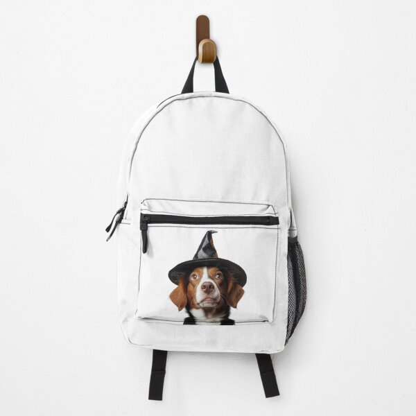 Item preview, Brittany Dog Wearing Halloween Witch Hat designed and sold by LazyOwlStore.