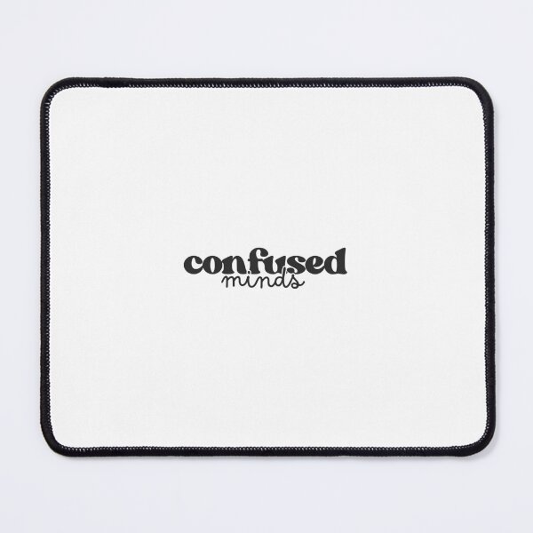 Item preview, Confused minds typography design for stickers and tees designed and sold by crazymessygirl.