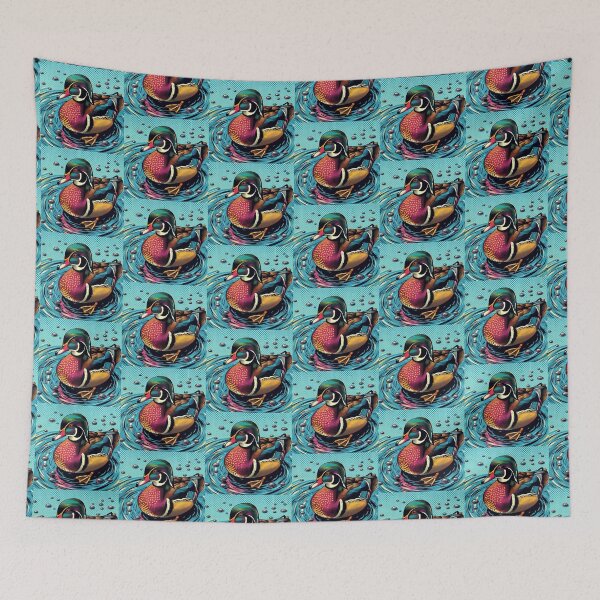 Item preview, Wild duck in pop art style designed and sold by Dogandesighn.