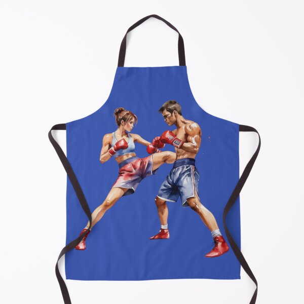 Item preview, Watercolor Kickboxing Duo – Intense Mixed Martial Arts Action Clipart designed and sold by CharmingGarden.