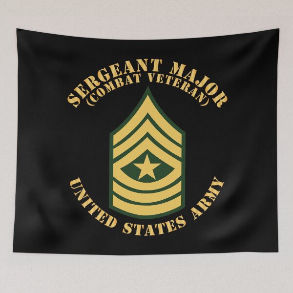 Item preview, Army - Sergeant Major - SGM - Combat Veteran - Flat X 300 designed and sold by Military Insignia Products.