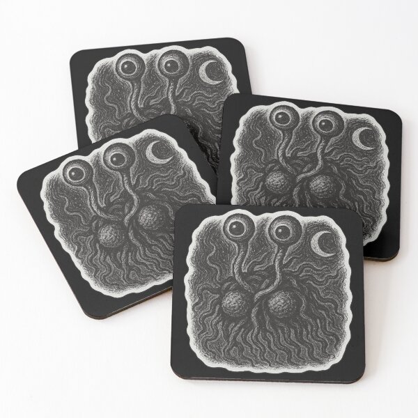 Item preview, Flying spaghetti monster in the style of old picture book illustrations designed and sold by KokeCouture.