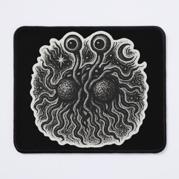 Item preview, Flying spaghetti monster in the style of old picture book illustrations designed and sold by KokeCouture.