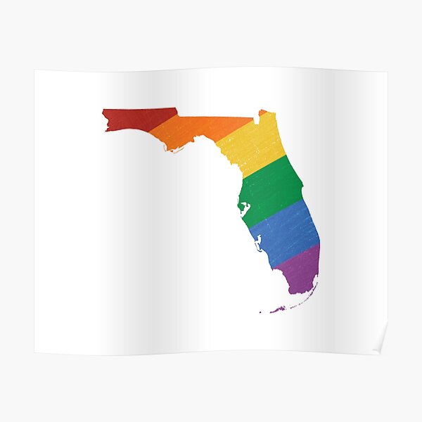 "Florida Pride" Poster for Sale by marenmisner Redbubble