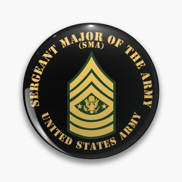Item preview, Army - Sergeant Major of the Army - SMA - Flat X 300 designed and sold by Military Insignia Products.