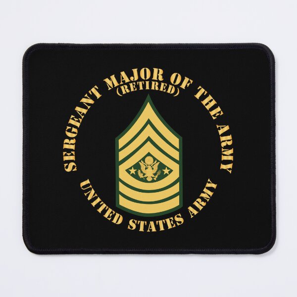 Item preview, Army - Sergeant Major of the Army - SMA - Retired - Flat X 300 designed and sold by Military Insignia Products.