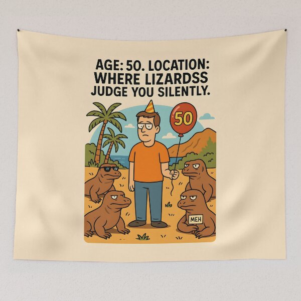 Item preview, Age 50 Komodo Style designed and sold by Place-Heritages.