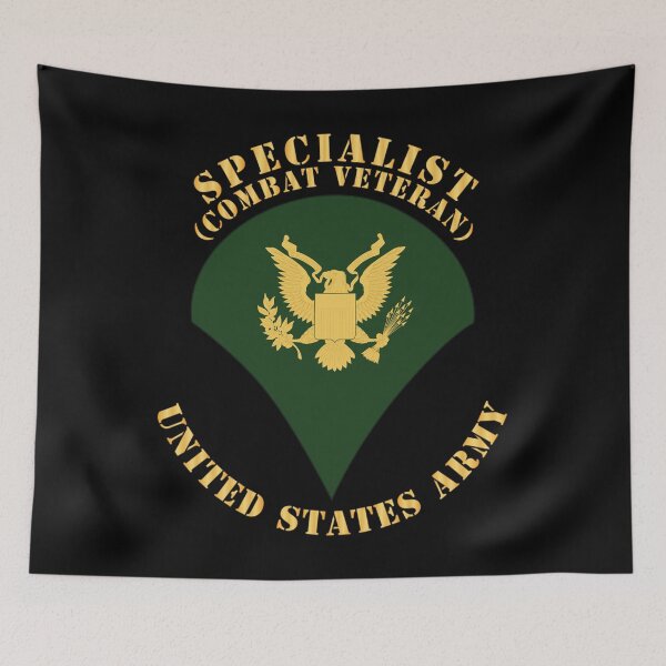 Artikelvorschau, Armee - Spezialist - SP4 - Kampfveteran - Flat X 300 entworfen und verkauft von Military Insignia Products.