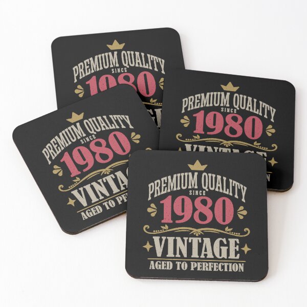 Item preview, 45th Birthday Vintage 45 Years Premium Quality Since 1980 designed and sold by eclecTEEq.