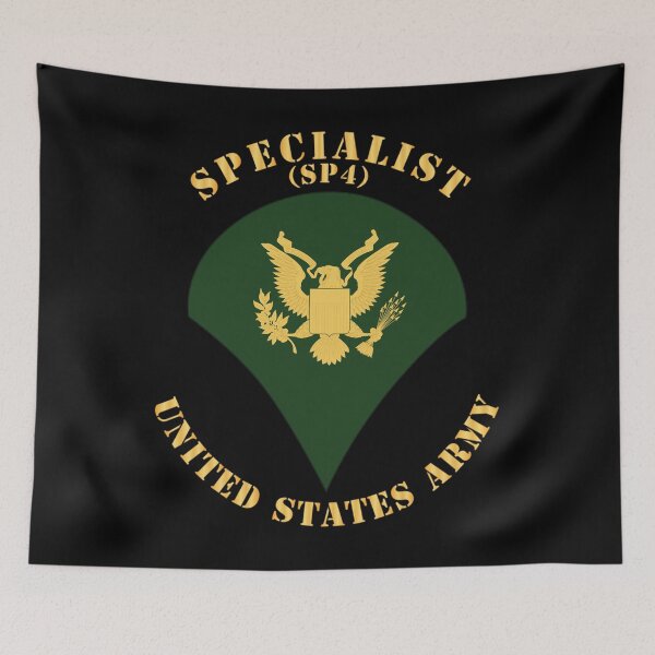 Item preview, Army - Specialist - SP4 - Flat X 300 designed and sold by Military Insignia Products.