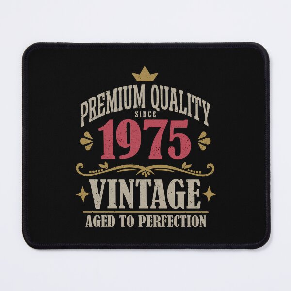 Item preview, 50th Birthday Vintage 50 Years Premium Quality Since 1975 designed and sold by eclecTEEq.