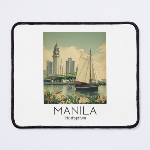Item preview, A Vintage Illustration of Manila - Philippines  designed and sold by GoodOldVintage.