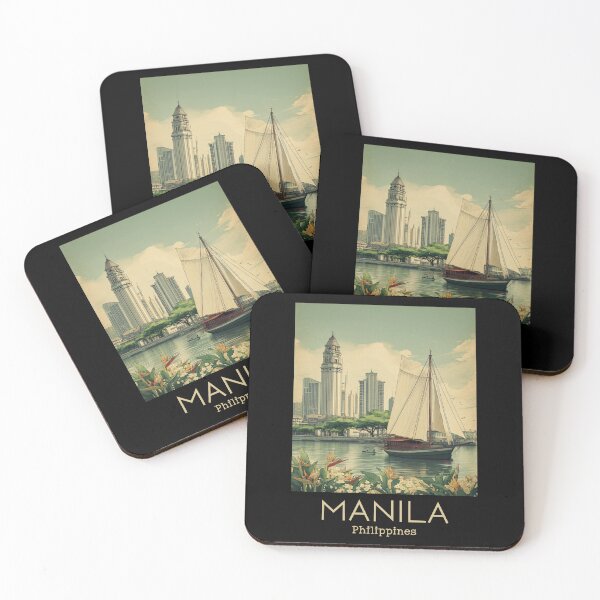 Item preview, A Vintage Illustration of Manila - Philippines  designed and sold by GoodOldVintage.