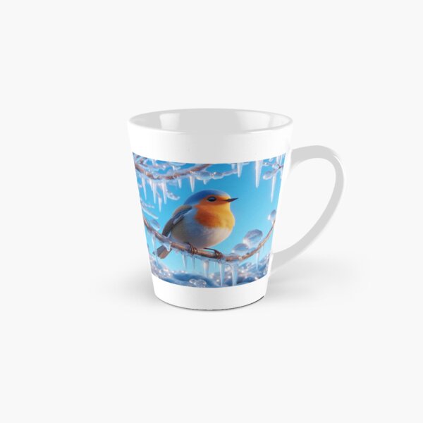 Item preview, Winter's Chill: Bird on Ice-Covered Branch Design designed and sold by choder61.