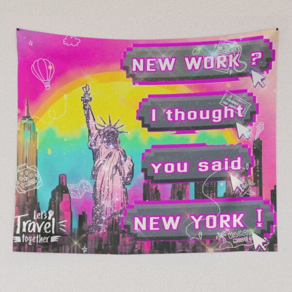 Item preview, New work? I thought you said “New York.” designed and sold by asanaworld.
