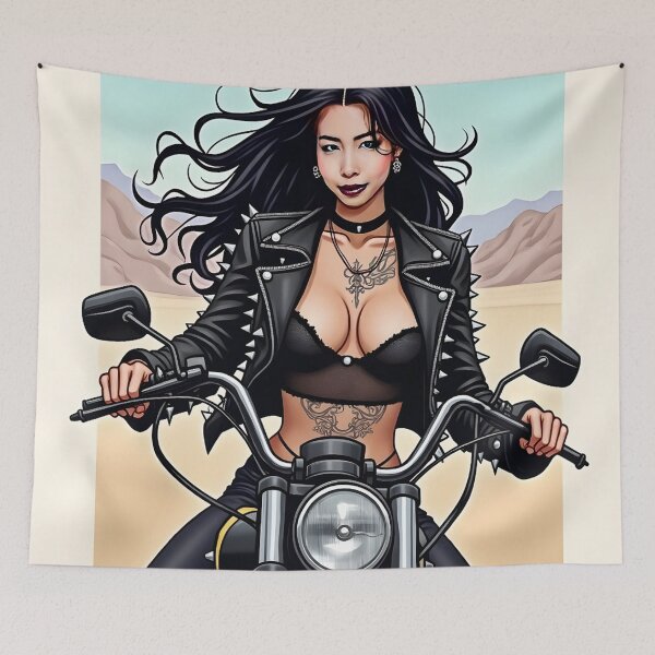 Item preview, Tar the Thai Biker Sexy Girl designed and sold by Huskyyy Designs.