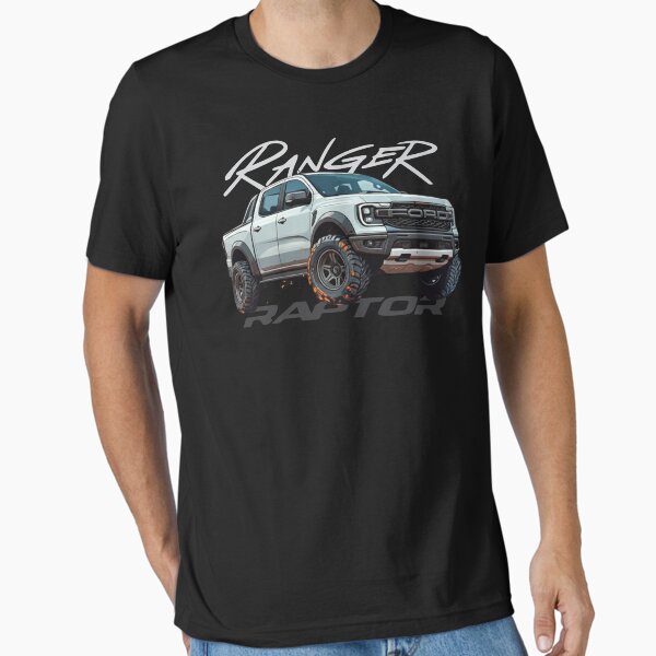 Vista previa del artículo con la obra «Ranger Raptor blanco todoterreno», diseñado y vendido por TheStreetREV.