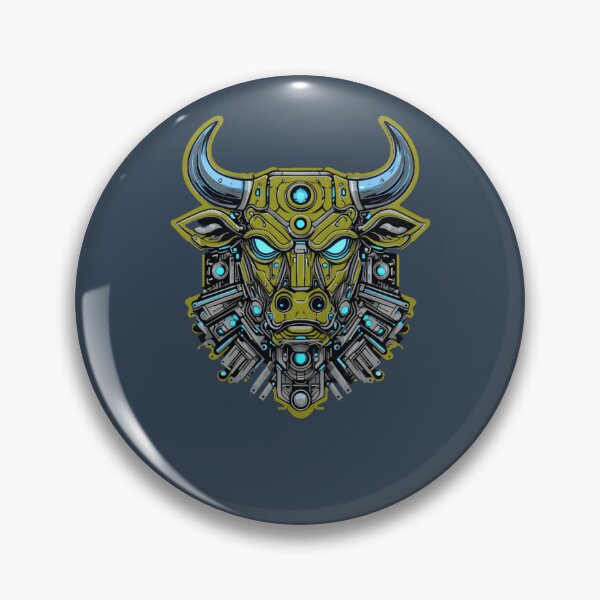 Item preview,  Cyber Minotaur Core designed and sold by MYTHIC PEEL STICKERS.
