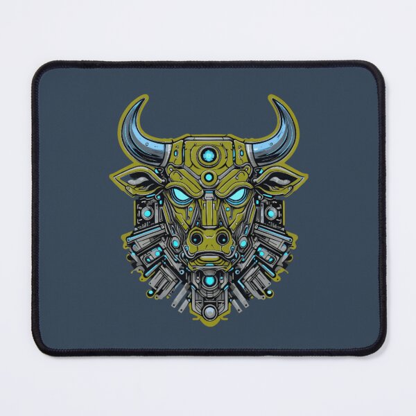 Item preview, Cyber Minotaur Core designed and sold by MYTHIC PEEL STICKERS.