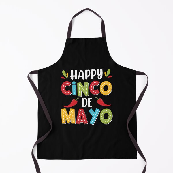 Item preview, Cinco de Mayo Fiesta Typography with Peppers and Confetti Gifts designed and sold by Maniutek.