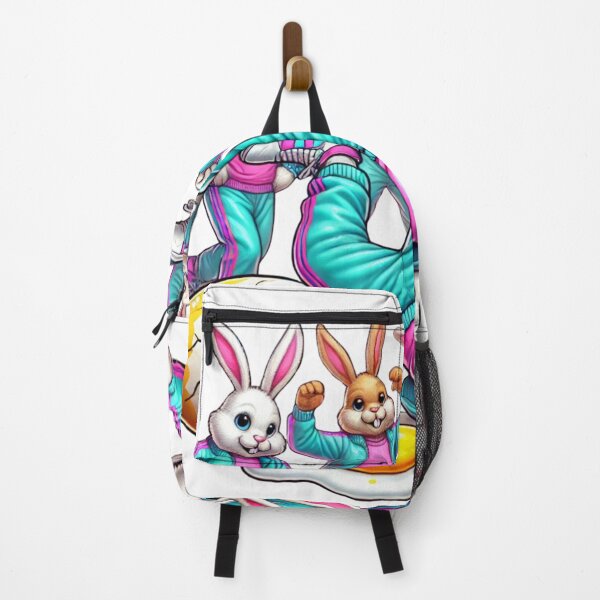 Item preview, Breakdancing Easter Bunnies – Funny Hip Hop Bunny T-Shirt designed and sold by GeniePixel.