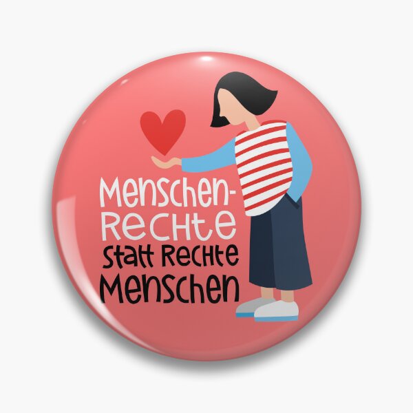 Item preview, Human rights instead of right-wing people designed and sold by hamburgerliebe.