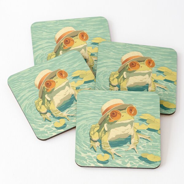 Item preview, Cool Frog Summer Vibes designed and sold by junkydotcom.