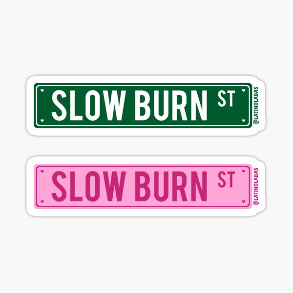 Item preview, Slow burn St / Romantasy Aesthetic Bookish Dark Green Road Street Sign  designed and sold by Latinoladas.
