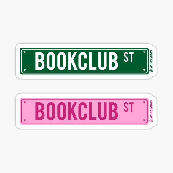 Item preview, Bookclub St / Book Tropes Aesthetic Bookish Dark Green Road Street Sign  designed and sold by Latinoladas.