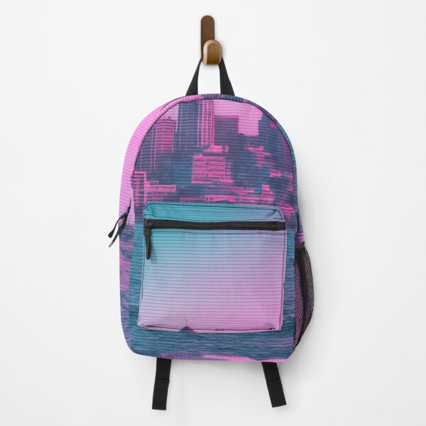 Item preview, Auckland New Zealand – Neon Vaporwave Skyline designed and sold by Aryabek.