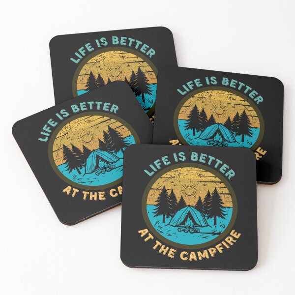 Item preview, Life Is Better At The Campfire designed and sold by Maggie Mustard.