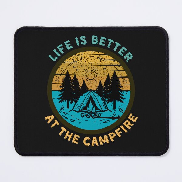 Item preview, Life Is Better At The Campfire designed and sold by Maggie Mustard.