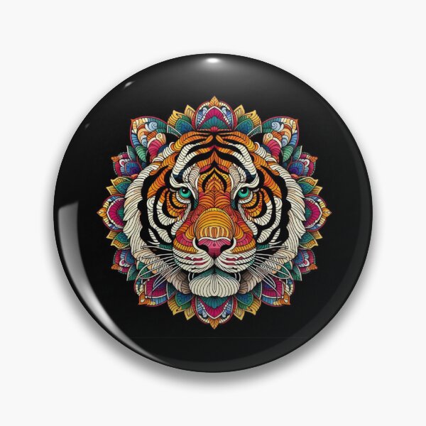 Item preview, Fierce Tiger Mandala Design for Unique Pet Apparel and Accessories #1 – Perfect for Animal Lovers with Wild Style designed and sold by knalpot-design.