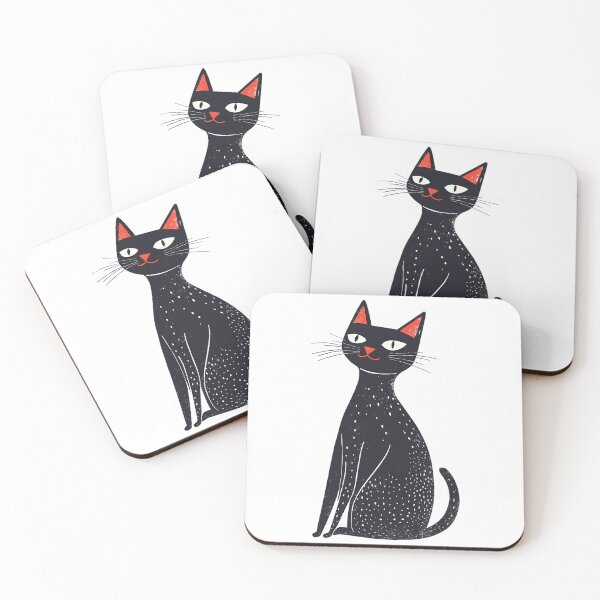 Item preview, Folk Cat: Whimsical Feline Charm designed and sold by bapupa.