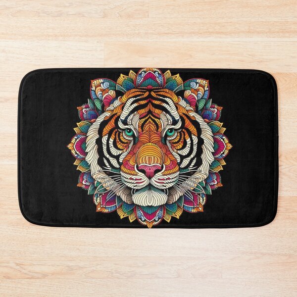 Item preview, Fierce Tiger Mandala Design for Unique Pet Apparel and Accessories #1 – Perfect for Animal Lovers with Wild Style designed and sold by knalpot-design.